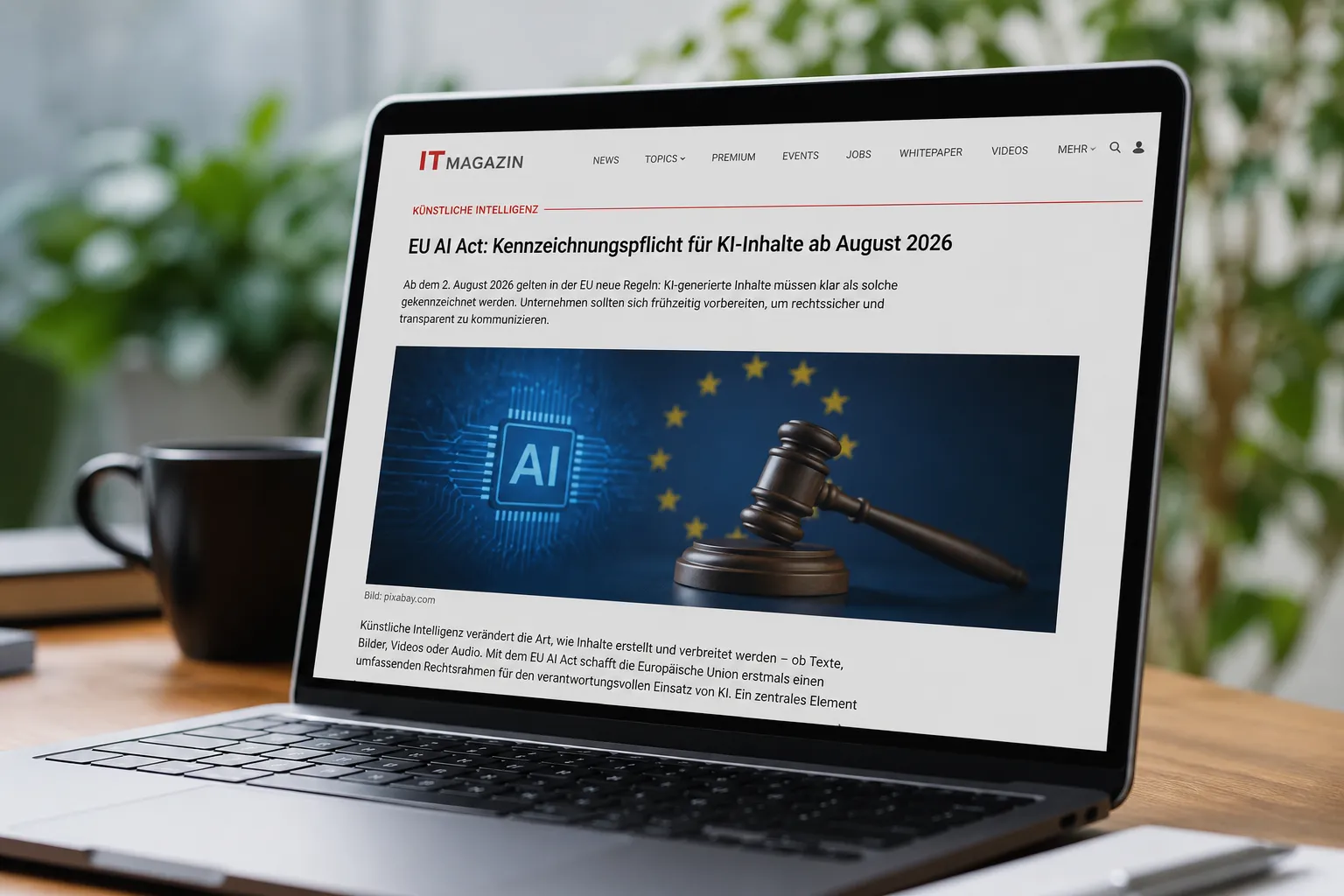 Beitragsbild: EU AI Act seit 2. August 2026: Muss jetzt jeder KI-Inhalt gekennzeichnet werden?